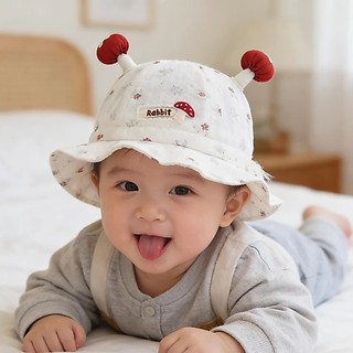 Mũ Giải Trí Trẻ Em Cho Bé Trai Và Bé Gái Mũ Xô Có Họa Tiết Nấm Nhỏ Thích Hợp Cho Bé 6-24 Tháng Tuổi