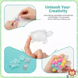 1 DIY Rùa Trống Bóng Vỏ Da Handmade Đàn Áp Chậm Đồ Chơi Bóp Mềm Cho Người Lớn Văn Phòng Nhà Thư Giãn