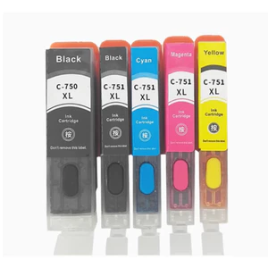 Thích hợp cho hộp mực đen Canon PGI-750XL CLI-751 MG5472 MG5470 IP7270 IP8770 IX6870 IX6770 MX727 hộp mực bơm lại