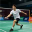 Mùa hè lưới nhẹ YONEX thể thao ngắn tay gradient in 3D độ ẩm bấc dáng rộng ngoại cỡ nam và nữ thể thao ngoài trời thể dục thể thao đa năng Áo thun khô nhanh đa năng