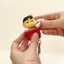 HT3 Crayon Shin-chan Nohara Shinnosuke Nút Gỗ Cá Móc Khóa Bấm Dài Để Chơi Gõ Âm Thanh TH3