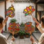 Quạt Lễ Hội Trung Thu QEARY, Quạt Ánh Sáng Và Bóng Thủ Công Khai Sáng Màu Sắc, Bộ Chất Liệu DIY Trang Trí Quạt Cầm Tay Thân Thiện Với Môi Trường Mẫu Giáo