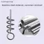 {BUDDI} Đầu nối mồi mềm Spring Lo Pin với móc quay chống cháy nổ Thiết kế chống rỉ sét để câu cá mềm ở hồ và sông nước ngọt {buddingenergy}