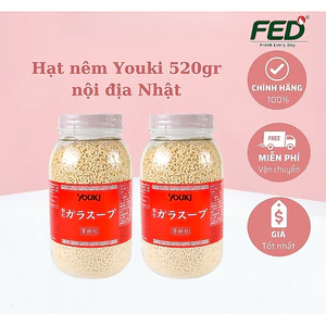 Hạt nêm Youki 520gr nội địa Nhật (date 09/2026 )- FED
