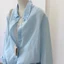 Premium Loose Slim Dài Tay Linen Kem Chống Nắng Thường Lười Áo Sơ Mi Mỏng Top Jacket Áo Sơ Mi