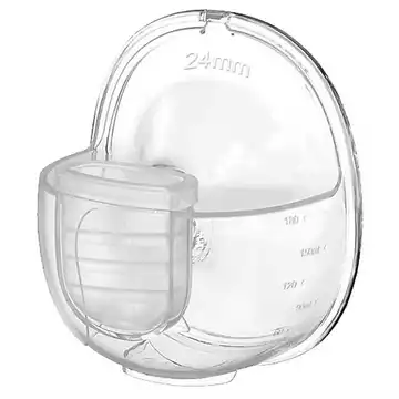 Máy hút sữa đeo tay không cần tay cầm: Thiết kế di động siêu êm 24mm. Tối đa hóa sự thoải mái, cho con bú hiệu quả. Hút sữa kín đáo mọi nơi.