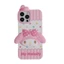 Phim hoạt hình hoạt hình Kuromi KT Cat iPhone14 / 13 Thích hợp cho 11 Vỏ điện thoại Apple 17 / 16 / 15PROMAX 12 Bộ