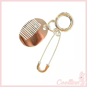 COO Lược Pin Móc Khóa Túi Quyến Rũ Ví Ba Lô Trang Trí Ví Charm Móc Khóa Ô Tô