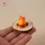 MJnmc 1 Bộ 1 / 12 Nhà Búp Bê Mini Nấu Ăn Ngoài Trời Thịt Nướng Cảnh Trang Trí Lều Cắm Trại Thu Nhỏ Mô Hình Bonfire Với Hoa / Sóng Điểm Họa Tiết Mới