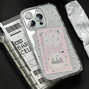 Bao da điện thoại 15 độ, 1413 iPhone 16 Pro Max, màu sắc nhỏ giọt tinh tế, 1211