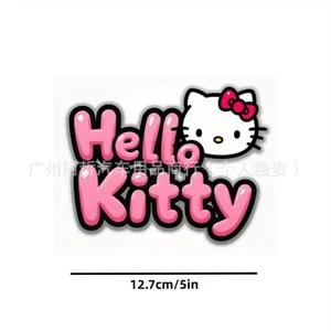 Hello kitty Nhãn dán ô tô trang trí Phim hoạt hình Xe máy Thân bình nhiên liệu Nắp xe hơi chống nước