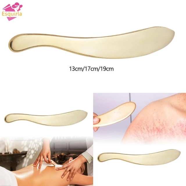 Esquirla Gua Sha Dụng Cụ Mặt Gua Sha Dụng Cụ Massage Mặt Bằng Đồng Đa Năng Di Động Bề Mặt Mịn Cạo Gua Sha Dụng Cụ Cho Lưng