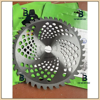 Lưỡi cắt cỏ 255mm phụ kiện lưỡi cưa tròn hợp kim lỗ cốt 25,4mm dùng cho các loại máy cắt cỏ thông dụng
