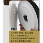 Phòng Khách Đồng Hồ Treo Tường Hộ Gia Đình Tắt Tiếng Đồng Hồ Treo Tường Hiện Đại Đồng Hồ Thạch Anh Đồng Hồ Thời Trang Ánh Sáng Đồng Hồ Treo Tường Sang Trọng — ảnh 8