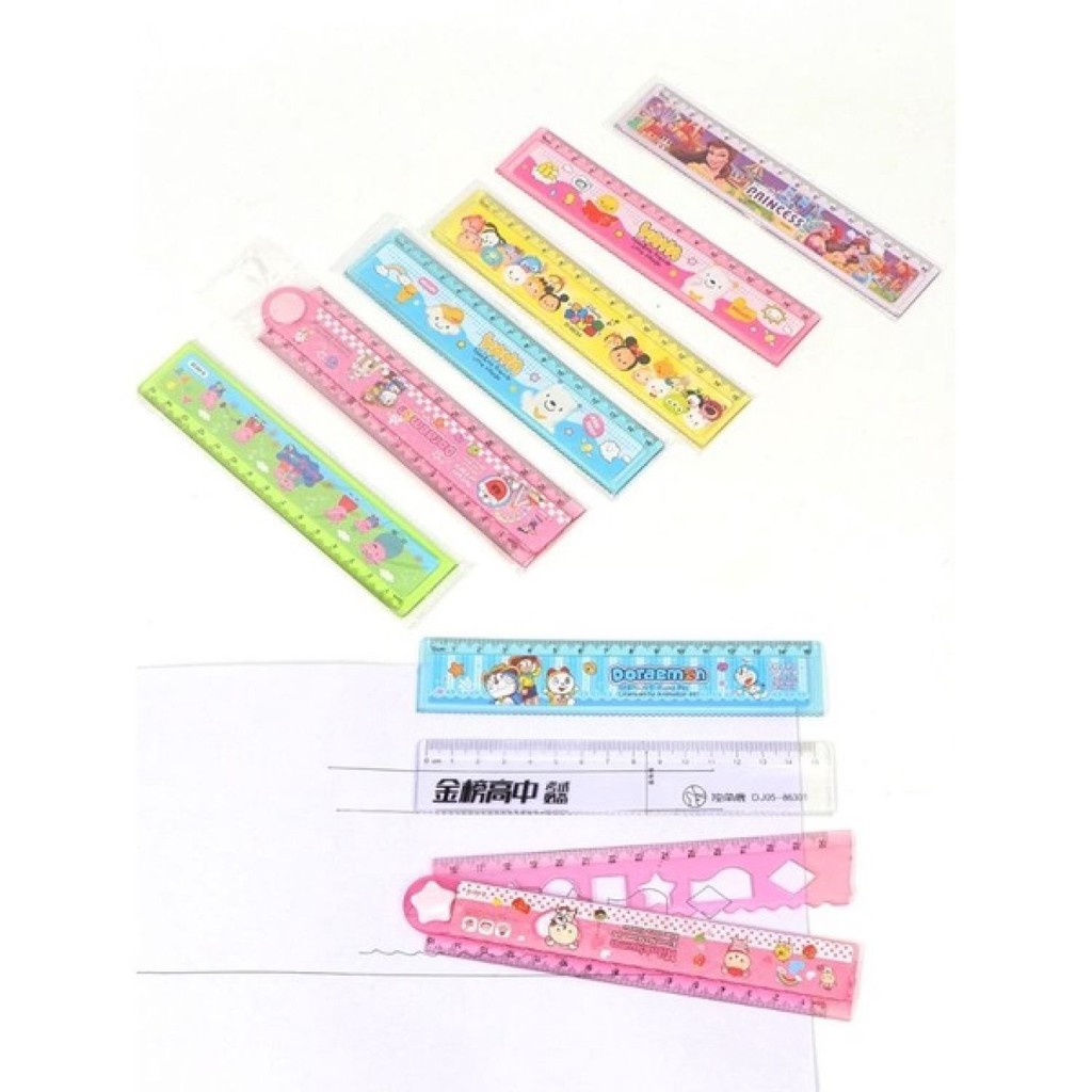 1 cây Thước nhựa gấp dài 30cm