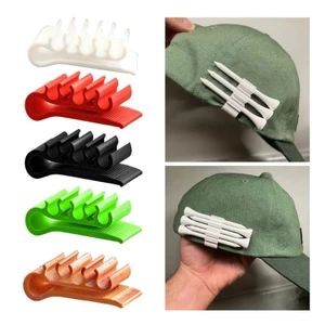 Treeling Di Động Golf Tee Kẹp Trọng Lượng Nhẹ Golf Tee Mũ Vành Kẹp Để Truy Cập Nhanh