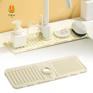 Thảm vòi silicon - Tấm phơi khô có thể tái sử dụng cho bồn rửa nhà bếp Tấm bảo vệ bọt biển chống thấm nước