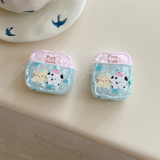 Beimu Cat Puppy cho AirPods 1 / 2 3 Pro Pro2 Pro3 Airpod4 Bộ tai nghe Vỏ bảo vệ Bluetooth không dây AirPods pro2 Pro3 3 4 Vỏ bảo vệ tai nghe