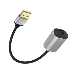 Niki USB A Sang Âm Thanh Adapter Bộ Chuyển Đổi Âm Thanh USB A Sang SPDIF Nữ Kỹ Thuật Số Chuyển Đổi Cho Máy Tính Laptop Kết Nối