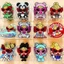 Hộp đựng bút Acrylic Hysteric Mini Series Hộp đựng văn phòng phẩm sáng tạo 10cm