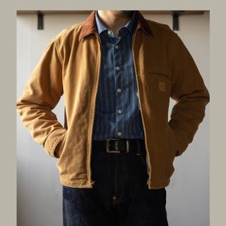 Áo khoác nam kiểu Mỹ phong cách retro, ngắn, phù hợp xuân thu.