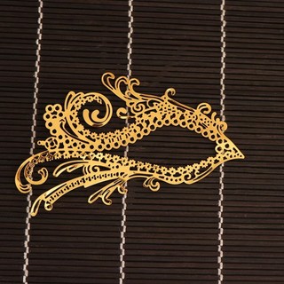 DIY Handmade Step-Shaking Chất liệu cổ Hanniang Mặt nạ nửa mặt Handmade COS Hanfu Mask 9.11 DANI
