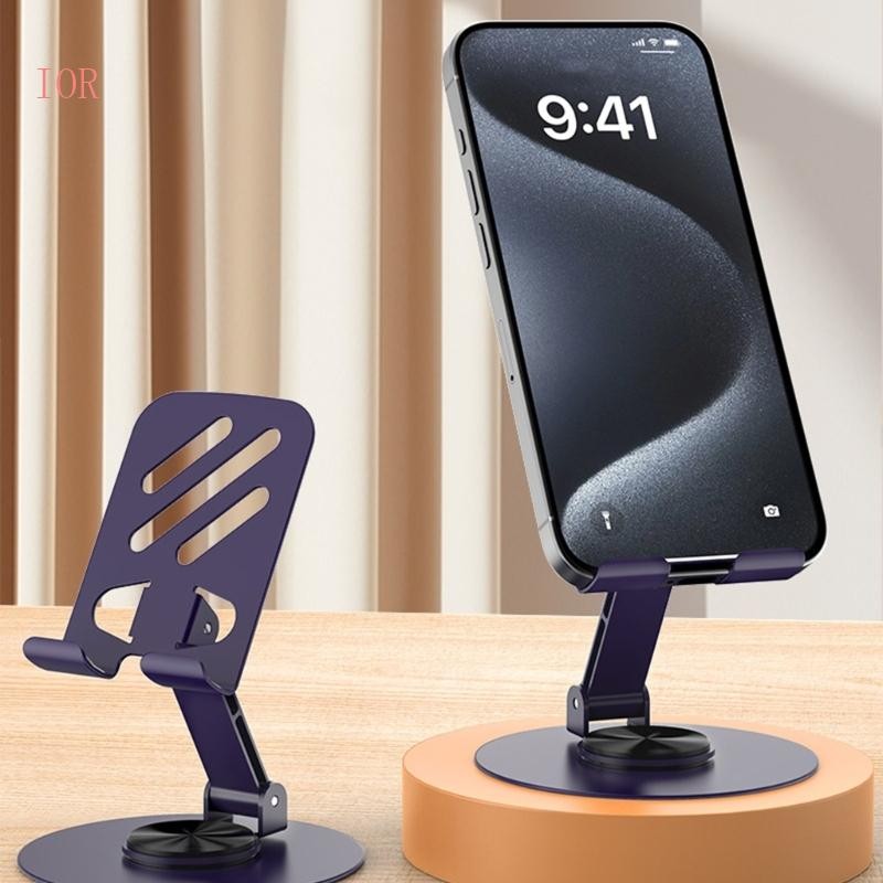 IOR Để Bàn Giá Đỡ Điện Thoại Máy Tính Bảng Hỗ Trợ Xem Video Trực Tiếp Di Động Đế Gấp Điện Thoại Góc Điều Chỉnh Chiều Cao