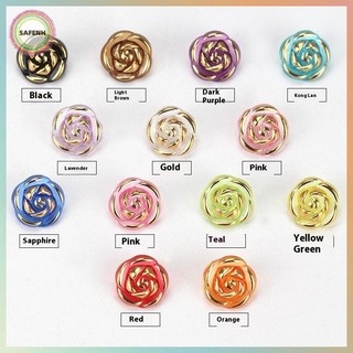 SAFENH - 30 Chiếc Nút Áo Hình Hoa Hồng Acrylic, Phụ Kiện Handmade DIY