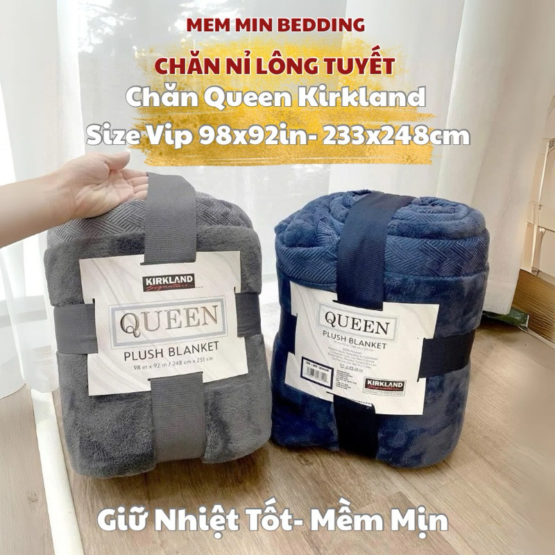 Chăn Kirkland, Moncler chăn tuyết, chăn lông cừu Memminbedding Luxury, chăn du lịch, chăn thu đông dày dặn - CH153