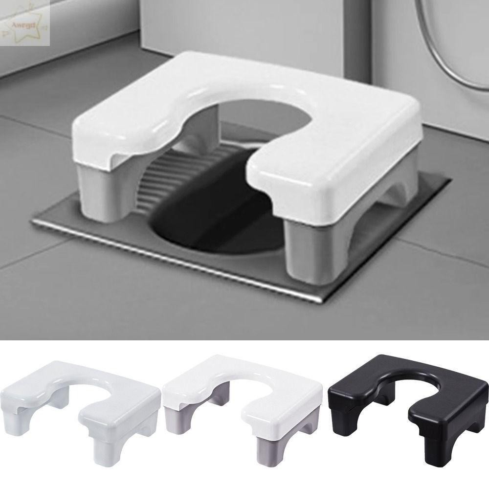 Ghế đẩu vệ sinh AWNGD, Ghế vệ sinh chống trượt PP, Ghế bô dày bảng điều khiển bền bỉ Phòng tắm
