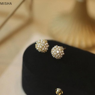 Misa 1 Cặp Mới Hợp Đồng Mỹ Zircon Ngọc Trai Tai Bông Tai Thời Trang Tươi Ngọt Ngào Đáng Yêu Nữ Trang Sức Bông Tai Cô Gái Phụ Kiện