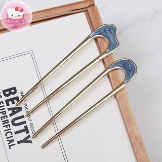 Moonlights Metal U Shape Hair Stick Nữ Thanh Lịch Men Kẹp Tóc Nữ Mũ Mới EN