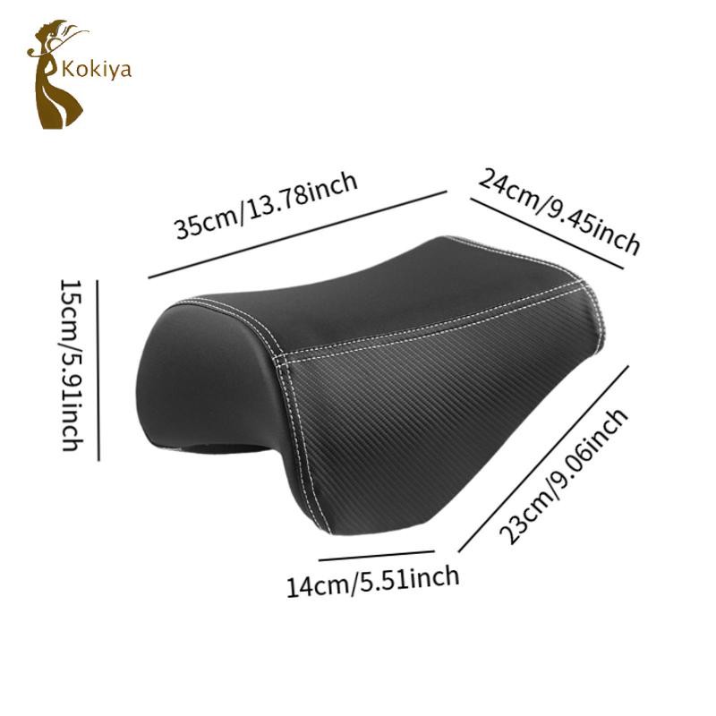Xe Máy Trước Ghế Trẻ Em Bình Nhiên Liệu Ghế Đi Dài Da PU Đen Thoải Mái Mềm Cong Chùm Đệm Cho Pcx160