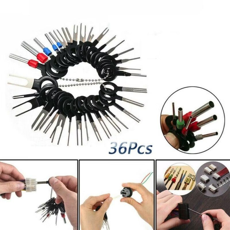 Bộ công cụ mở khóa giắc điện chuyên nghiệp, 36 món phù hợp tháo giắc đa dạng xe