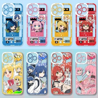 Vỏ Cho Samsung Galaxy A24 A34 A05 A05S A52 A04 A04E A23 S22 Ultra Plus Ốp Lưng Trong Suốt Bảo Vệ Toàn Diện Anime Bocchi The Rock Thời Trang Sang Trọng Ví Chống Rơi