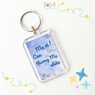 Quà Tặng 20/10, Móc Khoá Thông Điệp Thay Lời Tặng Bố Mẹ, Móc Khoá Gia Đình, Gửi Lời Yêu Thương Cha Mẹ, Tặng Mẹ Dị