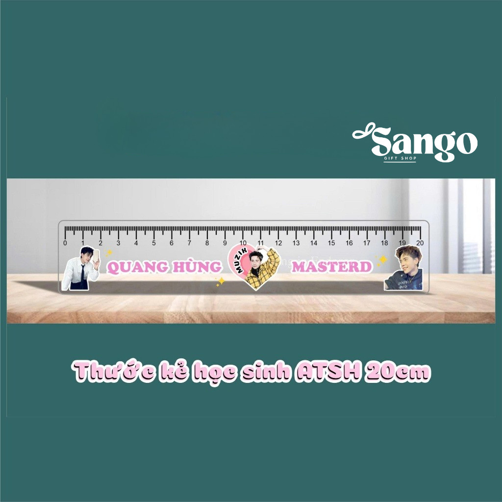 Thước kẻ cho fan Quang Hùng masterd ,Hieuthuhai ,Negav ,Dương Domic ,Rhyder ,Captain boy ,Jack J97,Sơn Tùng MTP, Sơn K,
