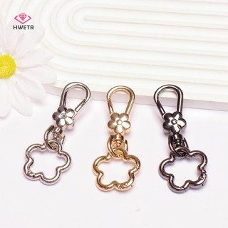 HWETR 1 Hoa Mùa Xuân Khóa Dễ Thương Móc Khóa Ví Túi Charm Mặt Dây Chuyền Phụ Kiện Cho Nữ Ví Túi Trang Trí Mới