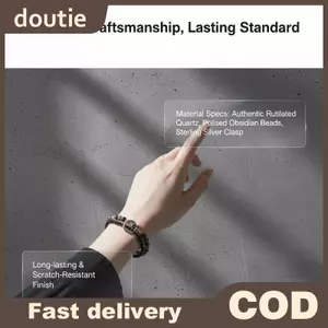 Doutie Trung Quốc Hai Lớp Hòa Bình Lo Hạt Vòng Tay Cặp Đôi Quà Tặng 2 Lớp Luy Đính Hạt Trang Sức Cho Hôn Nhân Và Lễ Hội Mặc VN