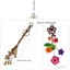 T Thái Handmade Hoa Mặt Dây Chuyền Phong Cách Kỳ Nghỉ Không Khí Sáp Dây Móc Khóa Đan Tay