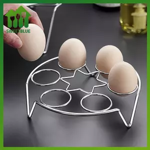 SWEET Trứng Hấp Đa Năng Ra Thép Không Gỉ Hấp Bun Bánh Bao Hấp Ra Bền Hấp Phụ Kiện Nấu Ăn n