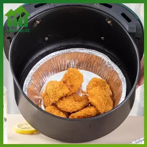 SWEET Nồi Chiên Không Khí Nhôm Lá Chảo Đồ Dùng Nhà Bếp Hộp Đựng Thực Phẩm Lò Nướng Vuông Khay BBQ Chống Dầu Chống sti Dụng Cụ Nướng Bánh Nhà Bếp n