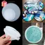 GAVESTO Coaster Khuôn Đất Sét Dụng Cụ Silicon Cốc Điên Chất Lỏng Nghệ Thuật Trang Sức Làm Khuôn