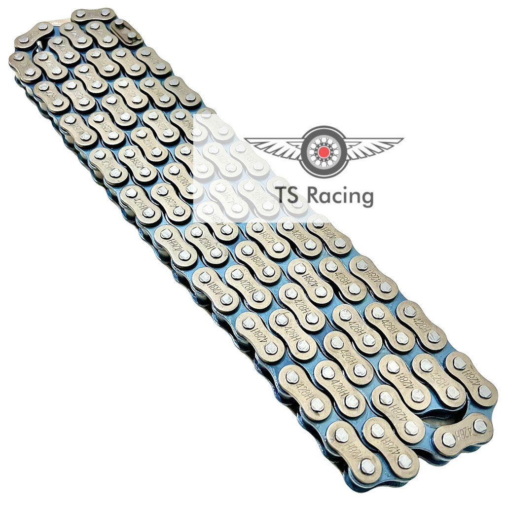 Sên xích lõi cuốn yellow - blue mắc sên màu vàng xanh 428-126L ( sên 9 ly )