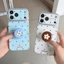 Mạ Chấm Bi + Giá Đỡ Ốp Lưng Điện Thoại iPhone 17 Pro Max 16 15 14 13 Vỏ Bảo Vệ Chống Sốc