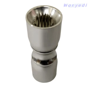 WANYEDI Cue Tip Shaper, Kết cấu đầu nhôm Snooker Tip Pricker, Thân hình trụ cầm tay Bạc Đa chức năng Cue Tip Tool Nine Ball Cue Bảo trì Cue