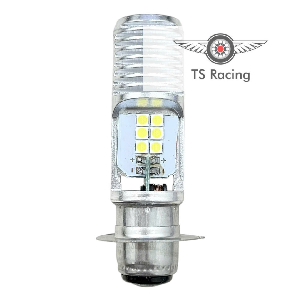 Bóng đèn led chân M5 ( 2 chân ) TLT nhật 6 tim dream thái-việt - ex 2010 - si hello - ab thái - wave nhỏ - T19-6Led