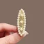 MAUROPOLI Ánh Sáng Sang Trọng Ngọc Trai Hoa Tóc Nữ Vàng Hình Bầu Dục Sang Trọng Tất Cả Trận Đấu Bên Vỡ Tóc Nổ Mỏ Vịt Kẹp Tóc Kẹp Tóc