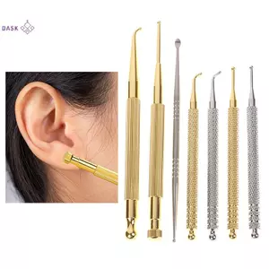 1 Cái Đầu dò điểm châm cứu bằng thép không gỉ Bút điểm hình vuông góc Làm đẹp vùng phản xạ tai Massage Phát hiện kim Chăm sóc sức khỏe