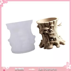 YOI Linh Hoạt Silicon Stump Planter Khuôn Thủ Công Nhựa Xi Măng Đúc Dự Án